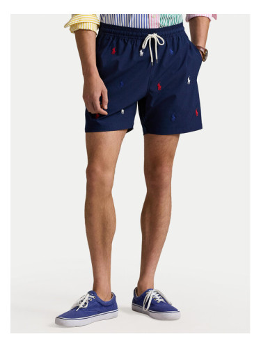 Polo Ralph Lauren Шорти от плат 710957786001 Тъмносин Classic Fit
