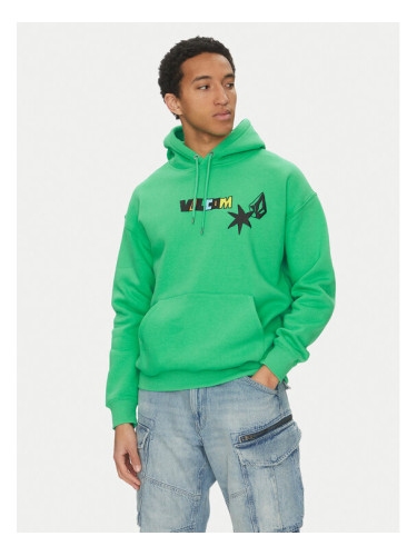 Volcom Суитшърт Bob Mollema 1 A4112505 Зелен Loose Fit