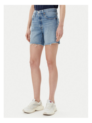 Levi's® Дънкови шорти A9296-0001 Син Regular Fit