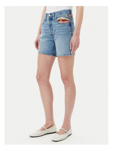 Levi's® Дънкови шорти 501® 85833-0078 Светлосиньо Regular Fit