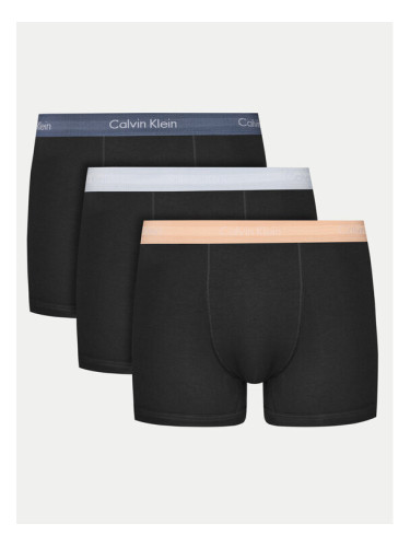 Calvin Klein Underwear Комплект 3 чифта боксерки 0000U2662G Черен