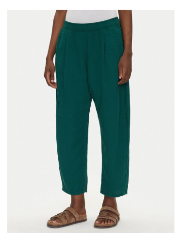 Gap Текстилни панталони 713952-04 Зелен Regular Fit