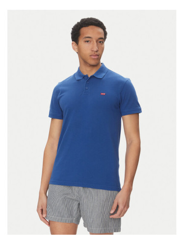 Levi's® Тениска с яка и копчета 35883-0178 Син Regular Fit