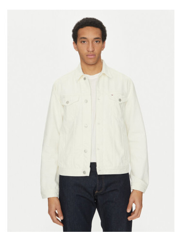 Tommy Hilfiger Дънково яке MW0MW39212 Екрю Regular Fit