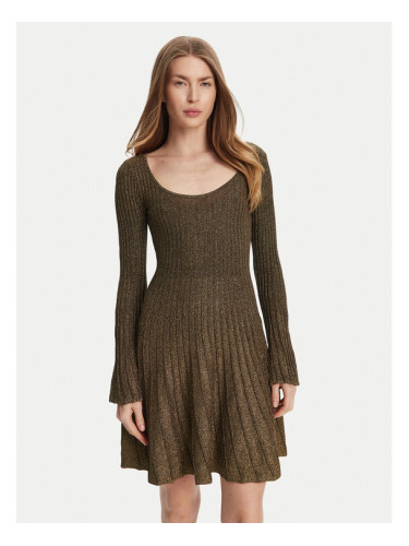 STAUD Плетена рокля Raquel R25R2116LX Зелен Slim Fit