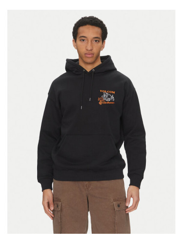 Volcom Суитшърт Pour Choises A4112511 Черен Loose Fit