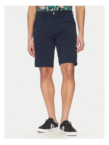 Blend Дънкови шорти 20718139 Тъмносин Regular Fit