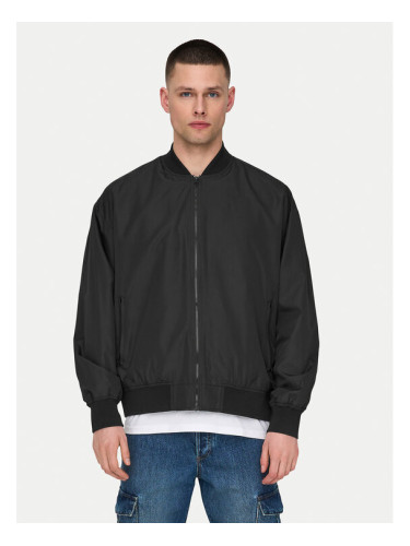 Only & Sons Яке бомбър Gavin 22030757 Черен Regular Fit