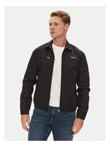 Schott NYC Преходно яке CADAMS Черен Regular Fit