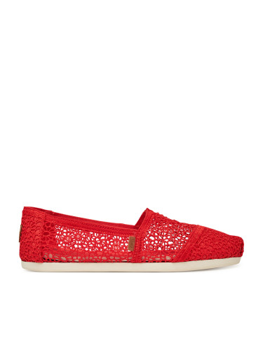 Обувки Toms Alpargata Classic 10021935 Червен
