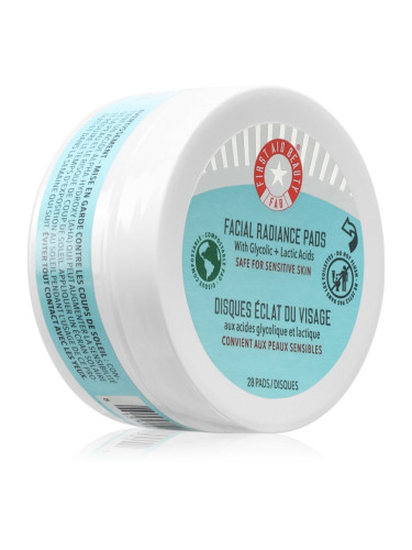 First Aid Beauty Facial Radiance Pads ексфолиращи възглавнички за освежаване и изглаждане на кожата 28 бр.