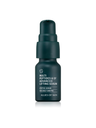Allies of Skin Multi Peptides & GF Advanced Lifting Serum серум против бръчки с лифтинг ефект 7 мл.