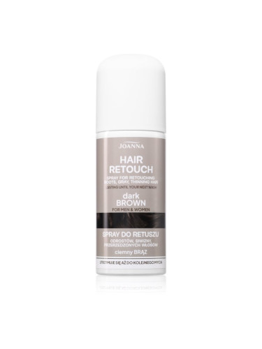 Joanna Hair Retouch Spray спрей за прикриване на побелелите участъци Dark Brown 75 мл.