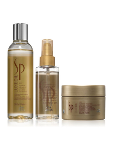 Wella Professionals SP Luxe Oil Set изгодна опаковка за постигане на съвършен вид на косата