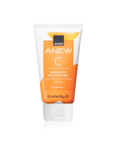 Avon Anew C Radiance Maximising лек дневен крем SPF 50 50 мл.