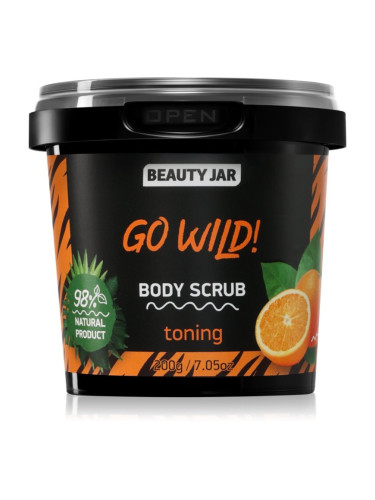 Beauty Jar Go Wild! хидратиращ пилинг за тяло с освежаващ ефект 200 гр.
