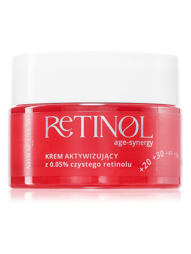 Miraculum AGE-SYNERGY RETINOL активен нощен крем за редукция на пигментни петна с ретинол 50 мл.