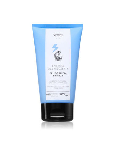 Yope Men Wood овлажняващ почистващ гел за мъже 160 мл.
