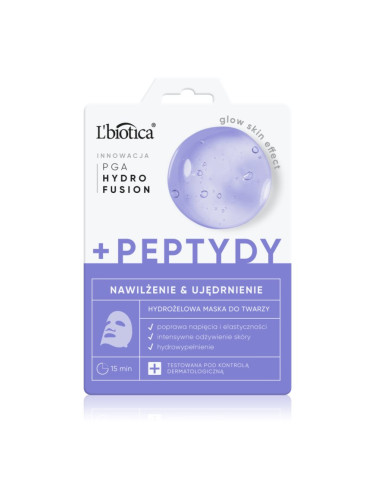 L’biotica PGA Hydro Fusion + Peptides интензивна хидрогелна маска да уеднакви цвета на кожата 1 бр.