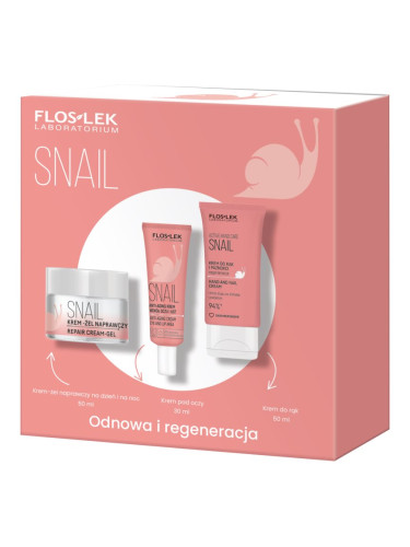 FlosLek Laboratorium Set Hand Set Snail подаръчен комплект