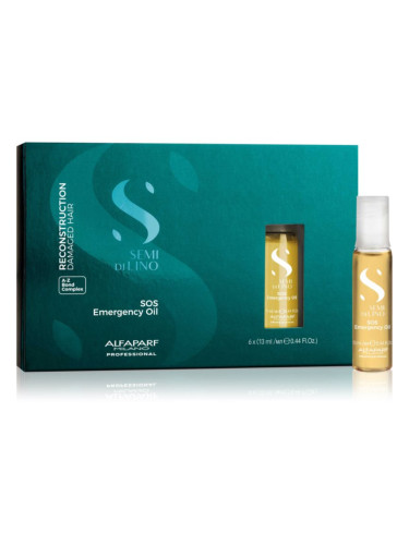 Alfaparf Milano Semi di Lino Reconstruction Reparative масло за укрепване на косата 6x13 мл.