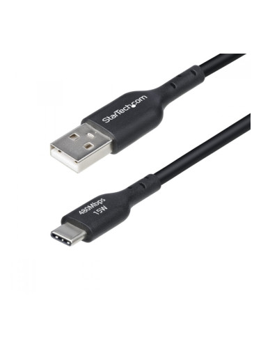 USB Cable Startech USB2AC2MNC Черен 2 m