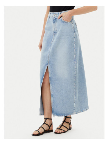 Pepe Jeans Дънкова пола PL901211 Син Regular Fit