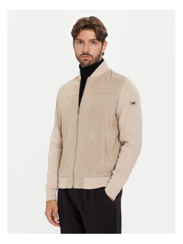 Bugatti Яке бомбър 7600-75527C Бежов Regular Fit