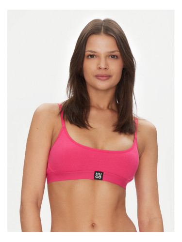 HUGO Сутиен-топ Bralette Rib 50496811 Розов