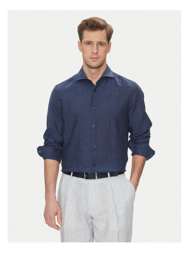 JOOP! Риза 17 JSH-146Pai-W 30046075 Тъмносин Slim Fit