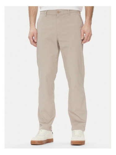 Calvin Klein Jeans Чино панталони LV040EM628 Бежов Slim Fit