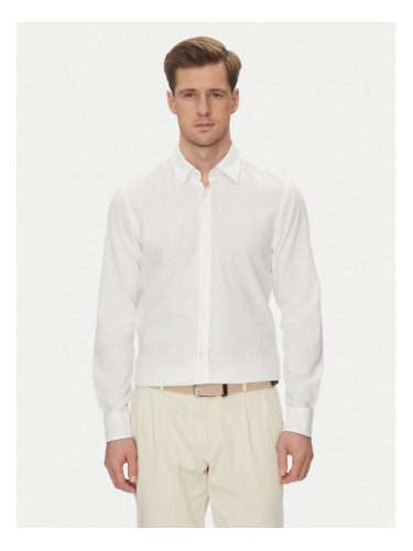 JOOP! Jeans Риза 15 JJSH-92Hanson2K-W 30045977 Бял Regular Fit