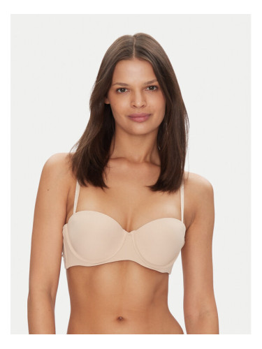 Tommy Hilfiger Сутиен тип Бардо UW0UW05378 Бежов