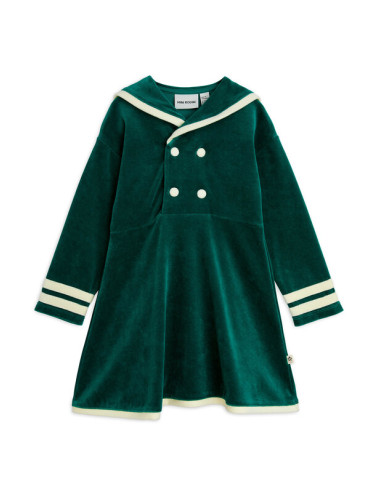 MINI RODINI Ежедневна рокля Sailor 2515010975 Зелен Regular Fit