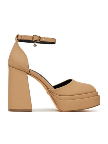 DeeZee Обувки на ток LW85478-6 Бежов