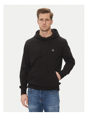 Calvin Klein Jeans Суитшърт Painted J30J327526 Черен Regular Fit