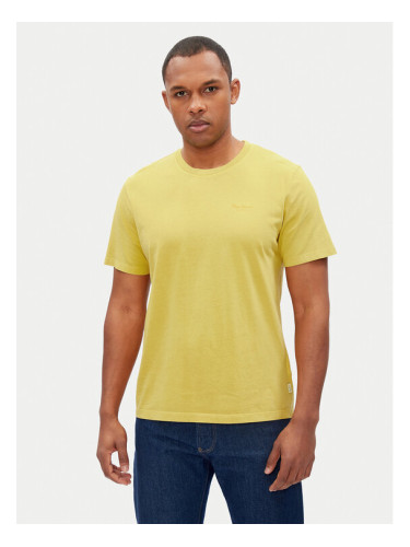 Pepe Jeans Тишърт Jacko PM508664 Жълт Regular Fit