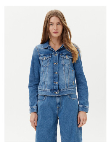 Pepe Jeans Дънково яке PL402430 Син Slim Fit