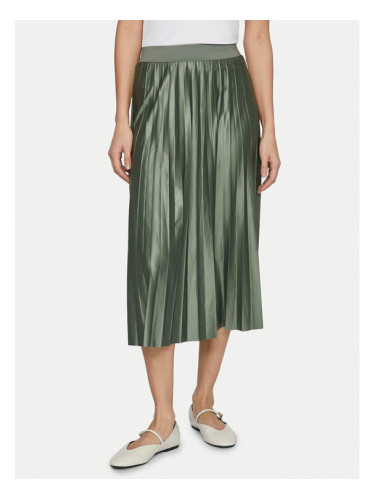 Vila Плисирана пола Nitban 14063241 Зелен Regular Fit