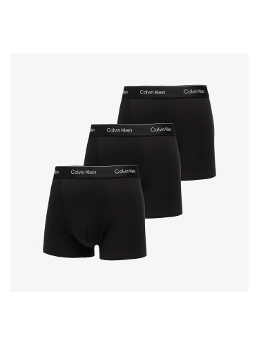 Боксерки Calvin Klein Relaxed Fit Cotton Stretch Trunk 3-Pack Black L
