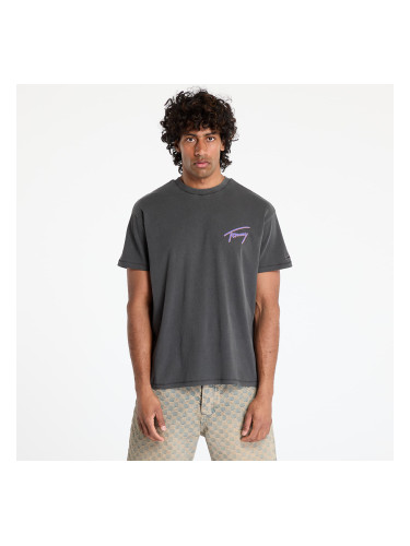 Тениска Tommy Jeans Relaxed Faded Graphic Tee Black L