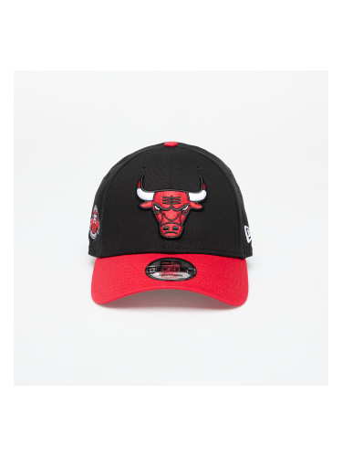 Шапка New Era Chicago Bulls 9FORTY Side Patch Adjustable Cap Black/ Fdr Universal