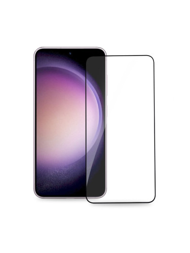 Стъклен протектор DeTech, за Samsung Galaxy S25, 3D Full glue, 0.3mm, Черен - 52756