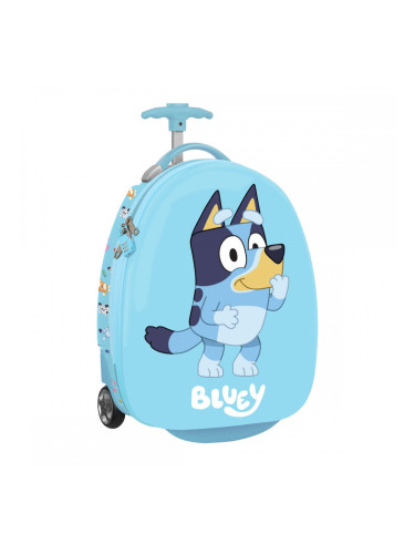 Куфар на Колелца за Ръчен Багаж Bluey Селесте 16'' 23 L 28 x 43 x 23 cm Детски