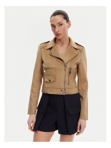 Morgan Яке от имитация на кожа 241-GOUSMI Бежов Regular Fit