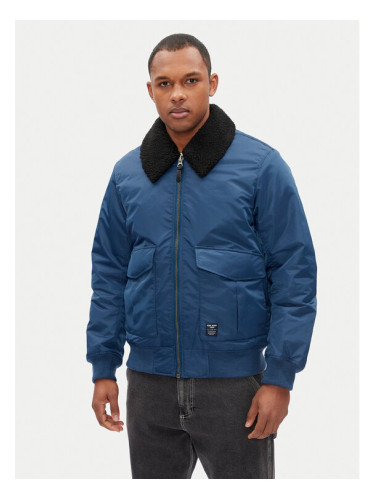 Pepe Jeans Яке бомбър Melvin PM403060 Син Regular Fit