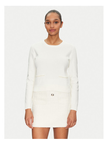 Morgan Пуловер 251-MPERLA Бял Regular Fit