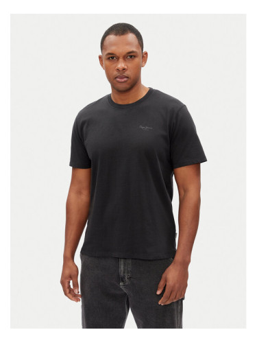Pepe Jeans Тишърт Jacko PM508664 Черен Regular Fit