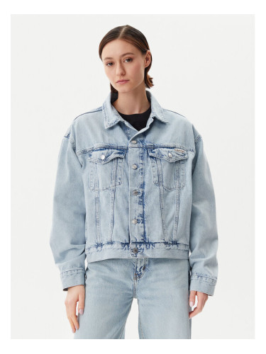 Calvin Klein Jeans Дънково яке J20J225186 Син Boxy Fit