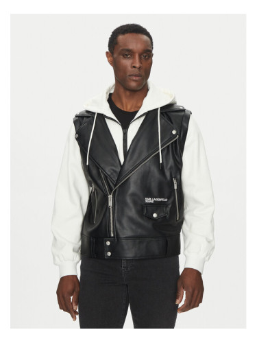 Karl Lagerfeld Jeans Преходно яке A1M15005 Черен Regular Fit